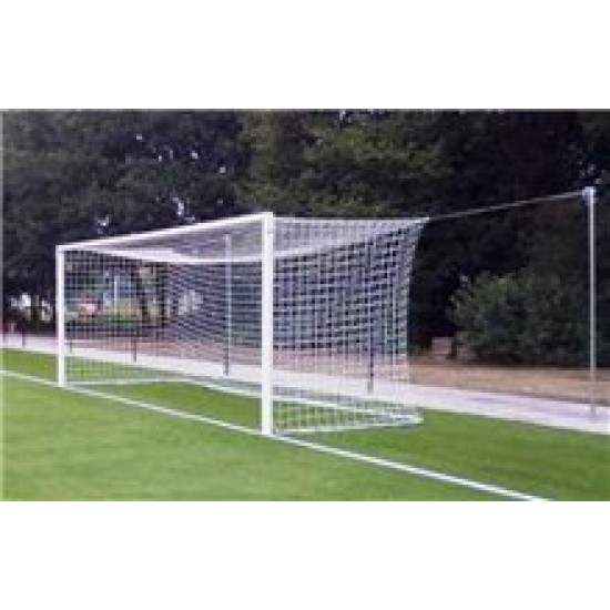 Set doelnetten voor voetbaldoelen 7,5 x 2,5 x 2,0 x 2,0 (4mm) - Blauw/Geel